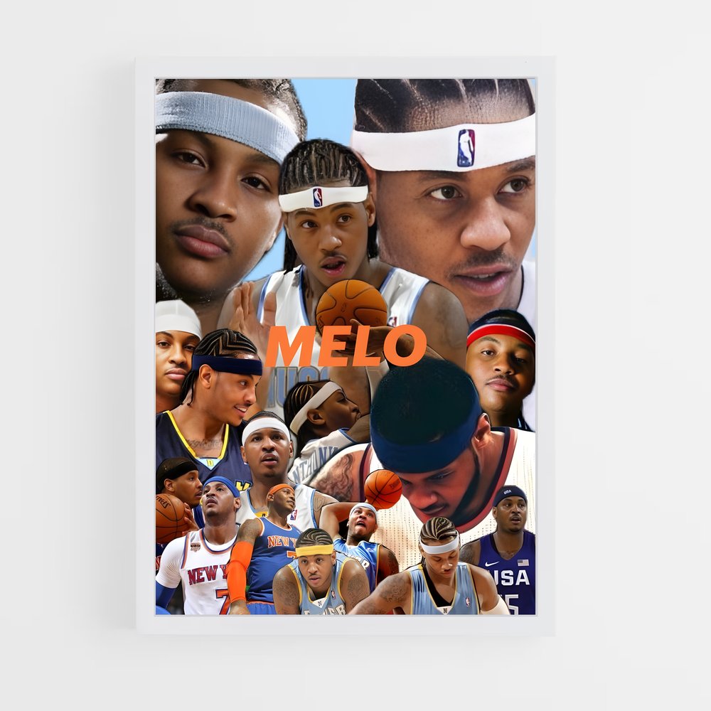 Poster Carmelo anthony admiration – affiche Basketball (vue 3)